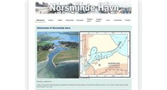 Desktop Screenshot of norsmindehavn.dk